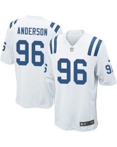 Colts #96 Henry Anderson White Youth Stitched NFL Elite Jersey