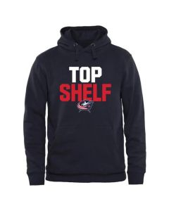 Columbus Blue Jackets Top Shelf Pullover Hoodie Navy