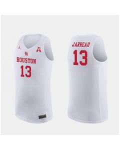 Cougars #13 DeJon Jarreau White Stitched NCAA Jersey