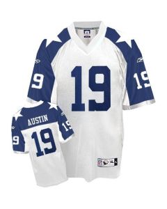 Cowboys #19 Miles Austin White Thanksgiving Stitched Youth NFL Jersey