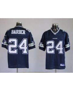 Cowboys #24 Marion Barber Navy Blue Stitched Youth NFL Jersey
