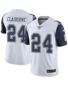 Cowboys #24 Morris Claiborne White Youth Stitched NFL Limited Rush Jersey