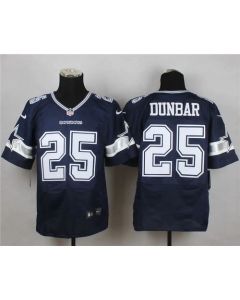 Cowboys #25 Lance Dunbar Navy Blue Team Color Men's Stitched NFL Elite Jersey