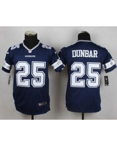 Cowboys #25 Lance Dunbar Navy Blue Team Color Youth Stitched NFL Elite Jersey