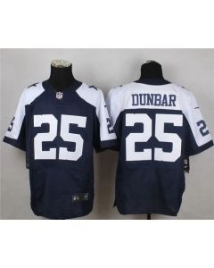 Cowboys #25 Lance Dunbar Navy Blue Thanksgiving Throwback Men's Stitched NFL Elite Jersey