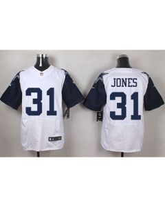 Cowboys #31 Byron Jones White Men's Stitched NFL Elite Rush Jersey
