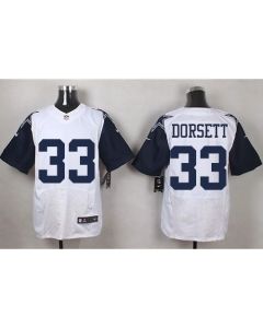 Cowboys #33 Tony Dorsett White Men's Stitched NFL Elite Rush Jersey