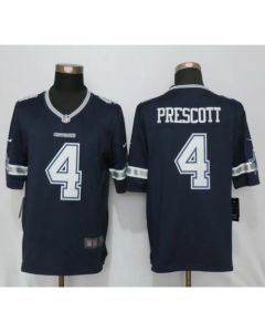 Cowboys #4 Dak Prescott Navy Blue Team Color Men's Stitched NFL Limited Jersey