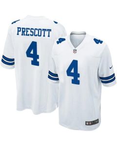 Cowboys #4 Dak Prescott White Youth Stitched NFL Elite Jersey