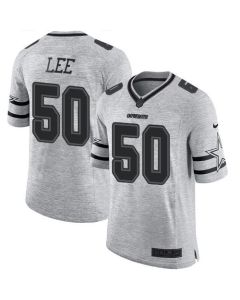 Cowboys #50 Sean Lee Gray Men's Stitched NFL Limited Gridiron Gray II Jersey