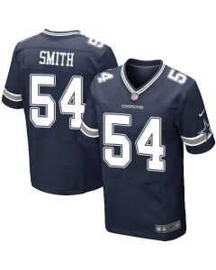 Cowboys #54 Jaylon Smith Navy Blue Team Color Men's Stitched NFL Elite Jersey