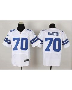 Cowboys #70 Zack Martin White Men's Stitched NFL Elite Jersey