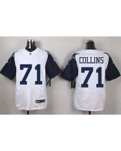 Cowboys #71 La'el Collins White Men's Stitched NFL Elite Rush Jersey
