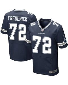 Cowboys #72 Travis Frederick Navy Blue Team Color Men's Stitched NFL Elite Jersey