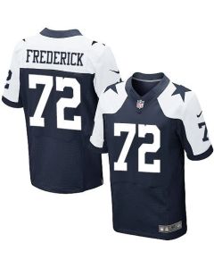 Cowboys #72 Travis Frederick Navy Blue Thanksgiving Throwback Men's Stitched NFL Elite Jersey