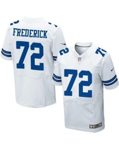Cowboys #72 Travis Frederick White Men's Stitched NFL Elite Jersey