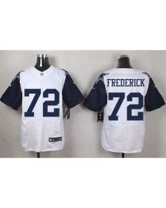 Cowboys #72 Travis Frederick White Men's Stitched NFL Elite Rush Jersey