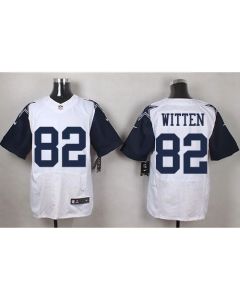 Cowboys #82 Jason Witten White Men's Stitched NFL Elite Rush Jersey