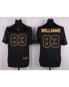 Cowboys #83 Terrance Williams Black Men's Stitched NFL Elite Pro Line Gold Collection Jersey