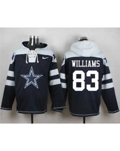 Cowboys #83 Terrance Williams Navy Blue Player Pullover NFL Hoodie