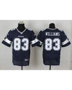 Cowboys #83 Terrance Williams Navy Blue Team Color Men's Stitched NFL Elite Jersey