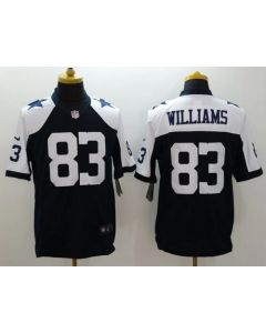 Cowboys #83 Terrance Williams Navy Blue Thanksgiving Throwback Men's Stitched NFL Limited Jersey