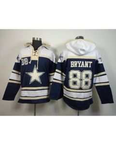 Cowboys #88 Dez Bryant Blue Sawyer Hoodie Sweatshirt NFL Hoodie