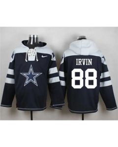 Cowboys #88 Michael Irvin Navy Blue Player Pullover NFL Hoodie