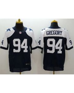 Cowboys #94 Randy Gregory Navy Blue Thanksgiving Throwback Men's Stitched NFL Elite Jersey