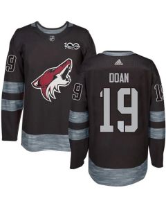 Coyotes #19 Shane Doan Black 1917-2017 100th Anniversary Stitched NHL Jersey