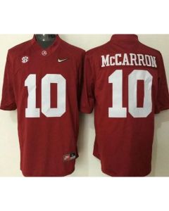 Crimson Tide #10 AJ McCarron Red Limited Stitched NCAA Jersey