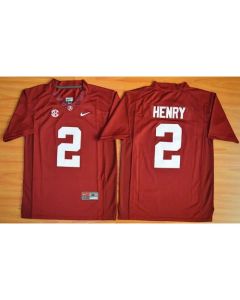 Crimson Tide #2 Derrick Henry Red Stitched Youth NCAA Jersey