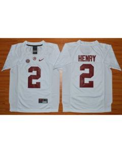 Crimson Tide #2 Derrick Henry White Stitched Youth NCAA Jersey