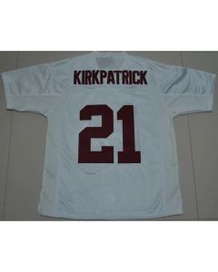 Crimson Tide #21 Dre Kirkpatrick White Stitched NCAA Jersey
