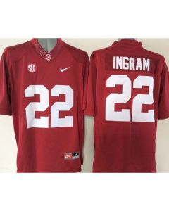 Crimson Tide #22 Mark Ingram Red Stitched NCAA Jersey