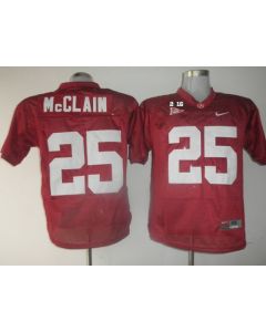 Crimson Tide #25 Rolando McClain Red 2016 College Football Playoff National Championship Patch Stitched NCAA Jersey