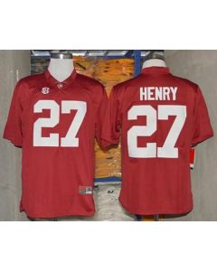 Crimson Tide #27 Derrick Henry Red Limited Stitched NCAA Jersey