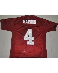 Crimson Tide #4 Mark Barron Red Stitched NCAA Jersey