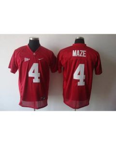 Crimson Tide #4 Marquis Maze Red Stitched NCAA Jersey