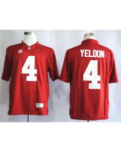 Crimson Tide #4 T.J Yeldon Red Limited Stitched NCAA Jersey