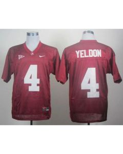 Crimson Tide #4 T.J Yeldon Red Stitched NCAA Jersey