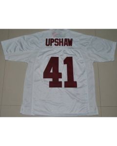 Crimson Tide #41 Courtney Upshaw White Stitched NCAA Jersey