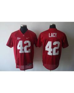 Crimson Tide #42 Eddie Lacy Red Stitched NCAA Jersey