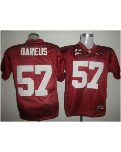 Crimson Tide #57 Marcell Dareus Red 2016 College Football Playoff National Championship Patch Stitched NCAA Jersey