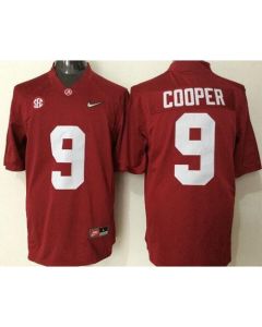 Crimson Tide #9 Amari Cooper Red Limited Stitched NCAA Jersey
