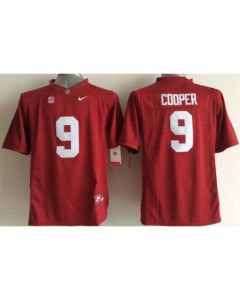 Crimson Tide #9 Amari Cooper Red SEC Patch Stitched Youth NCAA Jersey