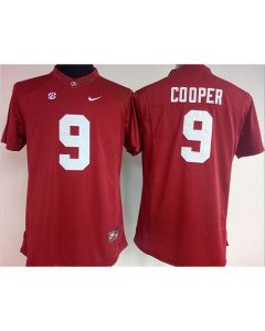 Crimson Tide #9 Amari Cooper Red Women's Stitched NCAA Jersey
