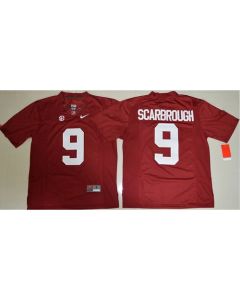 Crimson Tide #9 Bo Scarbrough Red Limited Stitched NCAA Jersey