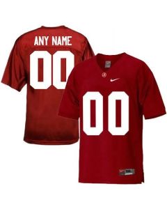 Crimson Tide Personalized Authentic Red NCAA Jersey