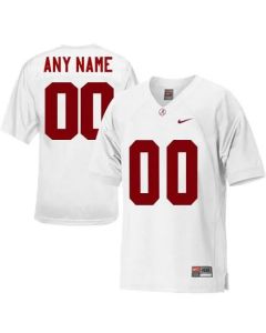 Crimson Tide Personalized Authentic White NCAA Jersey